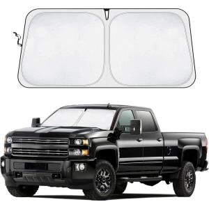 imageToyota Tacoma 20162025 Windshield Sunshade  4Layer 240T Front Window Shade Custom Fit for Toyota Tacoma 2Dr4Dr Pickup Truck  Sun Visor Blocks 100 UV Rays ampamp HeatFit for Chevy Silverado 20192025