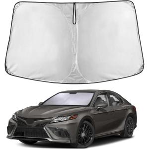 imageToyota Tacoma 20162025 Windshield Sunshade  4Layer 240T Front Window Shade Custom Fit for Toyota Tacoma 2Dr4Dr Pickup Truck  Sun Visor Blocks 100 UV Rays ampamp HeatFit for Toyota Camry 20182025