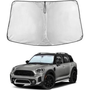 imageToyota Tacoma 20162025 Windshield Sunshade  4Layer 240T Front Window Shade Custom Fit for Toyota Tacoma 2Dr4Dr Pickup Truck  Sun Visor Blocks 100 UV Rays ampamp HeatFit for Mini Cooper 20142025