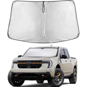 imageToyota Tacoma 20162025 Windshield Sunshade  4Layer 240T Front Window Shade Custom Fit for Toyota Tacoma 2Dr4Dr Pickup Truck  Sun Visor Blocks 100 UV Rays ampamp HeatFit for Ford Maverick 20222025
