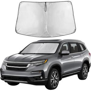 imageToyota Tacoma 20162025 Windshield Sunshade  4Layer 240T Front Window Shade Custom Fit for Toyota Tacoma 2Dr4Dr Pickup Truck  Sun Visor Blocks 100 UV Rays ampamp HeatFit for Honda CRV 20232025
