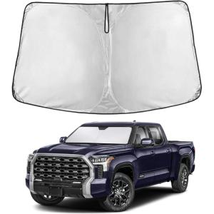 imageToyota Tacoma 20162025 Windshield Sunshade  4Layer 240T Front Window Shade Custom Fit for Toyota Tacoma 2Dr4Dr Pickup Truck  Sun Visor Blocks 100 UV Rays ampamp HeatFit For Toyota Tundra 20222025