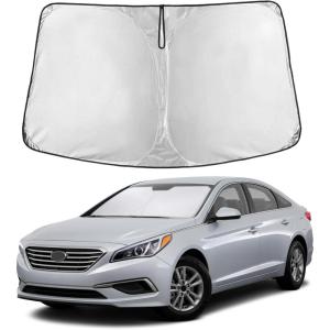 imageToyota Tacoma 20162025 Windshield Sunshade  4Layer 240T Front Window Shade Custom Fit for Toyota Tacoma 2Dr4Dr Pickup Truck  Sun Visor Blocks 100 UV Rays ampamp HeatFit for Hyundai Sonata 20202025