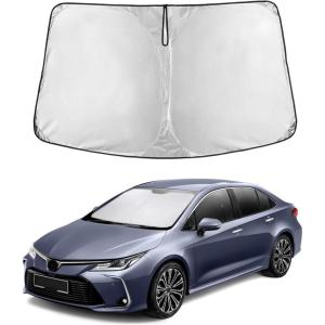 imageToyota Tacoma 20162025 Windshield Sunshade  4Layer 240T Front Window Shade Custom Fit for Toyota Tacoma 2Dr4Dr Pickup Truck  Sun Visor Blocks 100 UV Rays ampamp HeatFit For Corolla 20142019