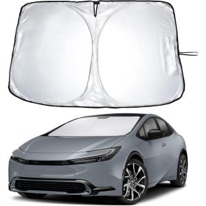 imageToyota Tacoma 20162025 Windshield Sunshade  4Layer 240T Front Window Shade Custom Fit for Toyota Tacoma 2Dr4Dr Pickup Truck  Sun Visor Blocks 100 UV Rays ampamp HeatFit For Toyota Prius 20232025