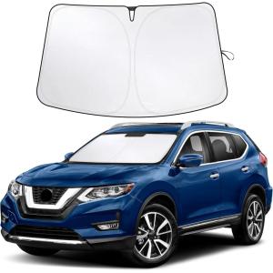 imageToyota Tacoma 20162025 Windshield Sunshade  4Layer 240T Front Window Shade Custom Fit for Toyota Tacoma 2Dr4Dr Pickup Truck  Sun Visor Blocks 100 UV Rays ampamp HeatFit for Nissan Rogue20142020