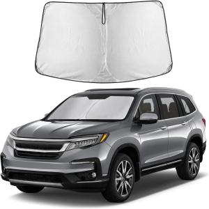 imageToyota Tacoma 20162025 Windshield Sunshade  4Layer 240T Front Window Shade Custom Fit for Toyota Tacoma 2Dr4Dr Pickup Truck  Sun Visor Blocks 100 UV Rays ampamp HeatFit for Honda CRV 20172022