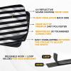 imageEcoNour Semi Truck Patriotic Flag Printed Sun Shade for Windshield and Side Windows  240T Windshield Sunshade to Block UVSun Heat Rays  Best for Semi Commercial ampamp Big Rig TruckBlack  White