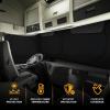 imageEcoNour Semi Truck Patriotic Flag Printed Sun Shade for Windshield and Side Windows  240T Windshield Sunshade to Block UVSun Heat Rays  Best for Semi Commercial ampamp Big Rig TruckVintage camouflage