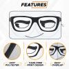 imageEcoNour Windshield Sun Shade Foldable Front Window Sunshade  Durable 240T Material Car Sun Visor for UV Rays ampamp Sun Heat Protection  Interior Accessories  Medium 64 inches x 32 inches