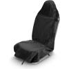 imageEcoNour Sweat Towel Car Seat Cover with Belt Shoulder Pad  Washable Car Seat Protector from Sweat Food Dirt Gym Swimming Workout  Waterproof Universal Seat Cover for Car Truck Van ampamp SUVBlack