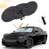imageEcoNour Umbrella Windshield Sunshade for Car  Bendable Sun Visor for UV ampamp Interior Protection  Foldable Front Window Sunshade Suitable for Sedan and SUV  Sun Blocker for Car  XLarge 57quot x31quotXLarge