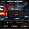 imageEcoNour 12V Car Battery Jump Starter Portable 6000A Jump Box with SOS Jumper Cable ampamp LCD Smart Screen 40000mAh for All Gas ampamp 12L Diesel Engines Fits Ford Chevrolet Toyota Ram SUVsCS 10 1000 Amps