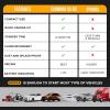 imageEcoNour 12V Car Battery Jump Starter Portable 6000A Jump Box with SOS Jumper Cable ampamp LCD Smart Screen 40000mAh for All Gas ampamp 12L Diesel Engines Fits Ford Chevrolet Toyota Ram SUVsXS 60 6000 Amps