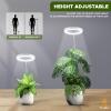 imageEcoNour 28 1Pack Halo Plant Grow Light for Indoor Plants Full Spectrum 6000k Grow Lamp for Single Plants Auto OnOff Timer House Plant Growing LED Lamp2 Pack