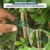 imageEcoNour 300Pcs Plant Support Clips for Garden  Tomato Clips for Twine Vines Trellis and Cages  Plant Support Garden Clips for Climbing  Garden Clips to Grow Upright Makes Plants Healthier40 Pieces