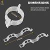 imageEcoNour 300Pcs Plant Support Clips for Garden  Tomato Clips for Twine Vines Trellis and Cages  Plant Support Garden Clips for Climbing  Garden Clips to Grow Upright Makes Plants Healthier300 Pieces