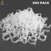 imageEcoNour 300Pcs Plant Support Clips for Garden  Tomato Clips for Twine Vines Trellis and Cages  Plant Support Garden Clips for Climbing  Garden Clips to Grow Upright Makes Plants Healthier300 Pieces
