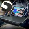 imageEcoNour 3in1 Steering Wheel Tray with Car Seat Gap Filler Organizer 1 Pack  Food Table for Eating in Car  Laptop Desk iPad Holder and Storage Box inBetween Seat Organizer  Car Accessories