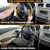 imageEcoNour 3in1 Steering Wheel Tray with Car Seat Gap Filler Organizer 1 Pack  Food Table for Eating in Car  Laptop Desk iPad Holder and Storage Box inBetween Seat Organizer  Car Accessories