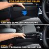 imageEcoNour 3in1 Steering Wheel Tray with Car Seat Gap Filler Organizer 1 Pack  Food Table for Eating in Car  Laptop Desk iPad Holder and Storage Box inBetween Seat Organizer  Car Accessories