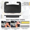 imageEcoNour 3in1 Steering Wheel Tray with Car Seat Gap Filler Organizer 1 Pack  Food Table for Eating in Car  Laptop Desk iPad Holder and Storage Box inBetween Seat Organizer  Car Accessories