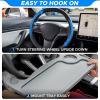 imageEcoNour Car Steering Wheel Desk Tray  Laptop Mount  Multipurpose Travel Car Accessories with Drinks Holder