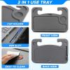 imageEcoNour Car Steering Wheel Desk Tray  Laptop Mount  Multipurpose Travel Car Accessories with Drinks Holder