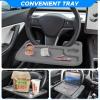imageEcoNour Car Steering Wheel Desk Tray  Laptop Mount  Multipurpose Travel Car Accessories with Drinks Holder