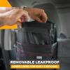 imageEcoNour Car Trash Can 25 Gallon with Lid ampamp Storage Pockets  Waterproof Hanging Garbage Bin with Removable Inner Bag  Automotive Accessories for SUVs Trucks ampamp More  Black