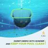 imageEcoNour Large Pool Skimmer Net Heavy Duty Aluminum Frame Pool Scoop Net for Cleaning Pools and Ponds with Double Layer Pool Strainer for in and Above Grounds Skimmer net for Pool Cleaning
