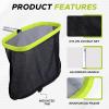 imageEcoNour Large Pool Skimmer Net Heavy Duty Aluminum Frame Pool Scoop Net for Cleaning Pools and Ponds with Double Layer Pool Strainer for in and Above Grounds Skimmer net for Pool Cleaning