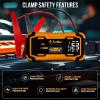 imageEconour 4000A Car Jump Starter  12V Battery Booster Pack for Up to 8L Gas ampamp 10L Diesel Engines 25000mAh Portable Power Bank with 65W Fast Charging LED Display Jumper Cables ampamp Emergency FlashlightLS 20 2500 Amps Fast Charging