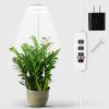 imageEcoNour 28 1Pack Halo Plant Grow Light for Indoor Plants Full Spectrum 6000k Grow Lamp for Single Plants Auto OnOff Timer House Plant Growing LED Lamp1 Pack