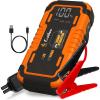 imageEconour 4000A Car Jump Starter  12V Battery Booster Pack for Up to 8L Gas ampamp 10L Diesel Engines 25000mAh Portable Power Bank with 65W Fast Charging LED Display Jumper Cables ampamp Emergency FlashlightLS 20 2500 Amps Fast Charging