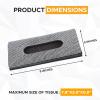 imageEcoNour Bling Car Crystal Glitter Paper Towel Holder  PU Leather Case  Mask ampamp Tissue Dispenser Bling Accessories for Women  Sun Visor Organizer with Tissue HolderSilver