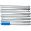 imageEcoNour 105 Foot Adjustable Aluminum Telescopic Swimming Pool Pole  8 Way Adjustable Clipon Design Universal Compatible Pool Skimmer Pole Connect Skimmer Nets Rakes Brushes Vacuum HeadsGrey Telescopic Pole