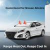 imageEcoNour Tesla Model S Windshield Sun Shade  Durable 240T Polyester Material Blocks Sun ampamp Heat  Reflective Sun Shield with Storage Pouch  Offers Protection for Car Interior  Tesla Car AccessoriesNissan Altima 20192025