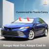 imageEcoNour Tesla Model S Windshield Sun Shade  Durable 240T Polyester Material Blocks Sun ampamp Heat  Reflective Sun Shield with Storage Pouch  Offers Protection for Car Interior  Tesla Car AccessoriesToyota Camry 20122017