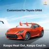 imageEcoNour Tesla Model S Windshield Sun Shade  Durable 240T Polyester Material Blocks Sun ampamp Heat  Reflective Sun Shield with Storage Pouch  Offers Protection for Car Interior  Tesla Car AccessoriesToyota GR86 20222023