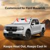 imageEcoNour Tesla Model S Windshield Sun Shade  Durable 240T Polyester Material Blocks Sun ampamp Heat  Reflective Sun Shield with Storage Pouch  Offers Protection for Car Interior  Tesla Car AccessoriesFord Maverick 20222025