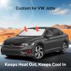 imageEcoNour Tesla Model S Windshield Sun Shade  Durable 240T Polyester Material Blocks Sun ampamp Heat  Reflective Sun Shield with Storage Pouch  Offers Protection for Car Interior  Tesla Car AccessoriesVolkswagen Jetta 20192025