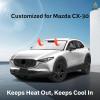 imageEcoNour Tesla Model S Windshield Sun Shade  Durable 240T Polyester Material Blocks Sun ampamp Heat  Reflective Sun Shield with Storage Pouch  Offers Protection for Car Interior  Tesla Car AccessoriesMazda CX30 20192025