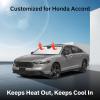 imageEcoNour Tesla Model S Windshield Sun Shade  Durable 240T Polyester Material Blocks Sun ampamp Heat  Reflective Sun Shield with Storage Pouch  Offers Protection for Car Interior  Tesla Car AccessoriesHonda accord20182022