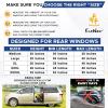 imageEcoNour Car Rear Window Screens 2 Pack  Stretchable ampamp Breathable Car Side Window Sun Shades for Sun Protection  Breathable Window Shades for Privacy Blackout  XXL 48quotx26quotXLarge
