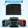 imageEcoNour Car Rear Window Screens 2 Pack  Stretchable ampamp Breathable Car Side Window Sun Shades for Sun Protection  Breathable Window Shades for Privacy Blackout  XXL 48quotx26quotXXXLarge