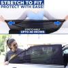 imageEcoNour Car Rear Window Screens 2 Pack  Stretchable ampamp Breathable Car Side Window Sun Shades for Sun Protection  Breathable Window Shades for Privacy Blackout  XXL 48quotx26quotLarge