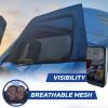 imageEcoNour Car Rear Window Screens 2 Pack  Stretchable ampamp Breathable Car Side Window Sun Shades for Sun Protection  Breathable Window Shades for Privacy Blackout  XXL 48quotx26quotXXXLarge