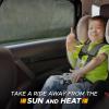 imageEcoNour Car Rear Window Screens 2 Pack  Stretchable ampamp Breathable Car Side Window Sun Shades for Sun Protection  Breathable Window Shades for Privacy Blackout  XXL 48quotx26quotXXXXLarge