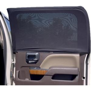 imageEcoNour Car Rear Window Screens 2 Pack  Stretchable ampamp Breathable Car Side Window Sun Shades for Sun Protection  Breathable Window Shades for Privacy Blackout  XXL 48quotx26quotXXLarge